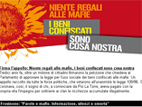 Firma l'appello "Niente regali alle mafie"