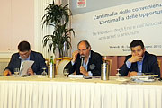 Da sinistra: Luigi Cuomo, Lino Busà, Andrea Campinoti